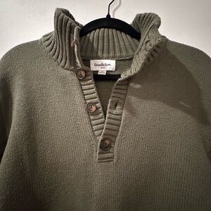 Goodfellow & Co Men's Green Turtleneck Sweater